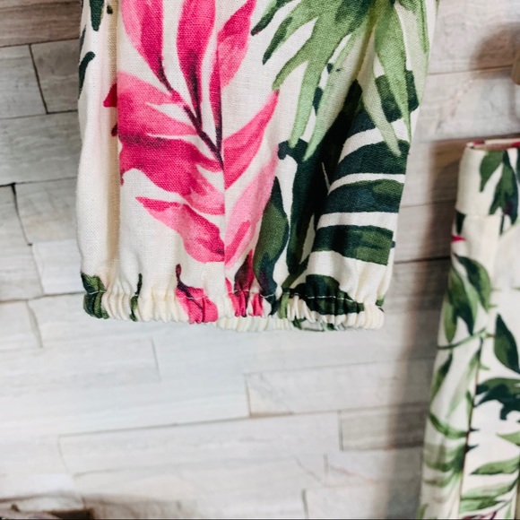 Gal Meets Glam NWT 2-Piece Palm Leaf Wrap Dress - Picture 13 of 15